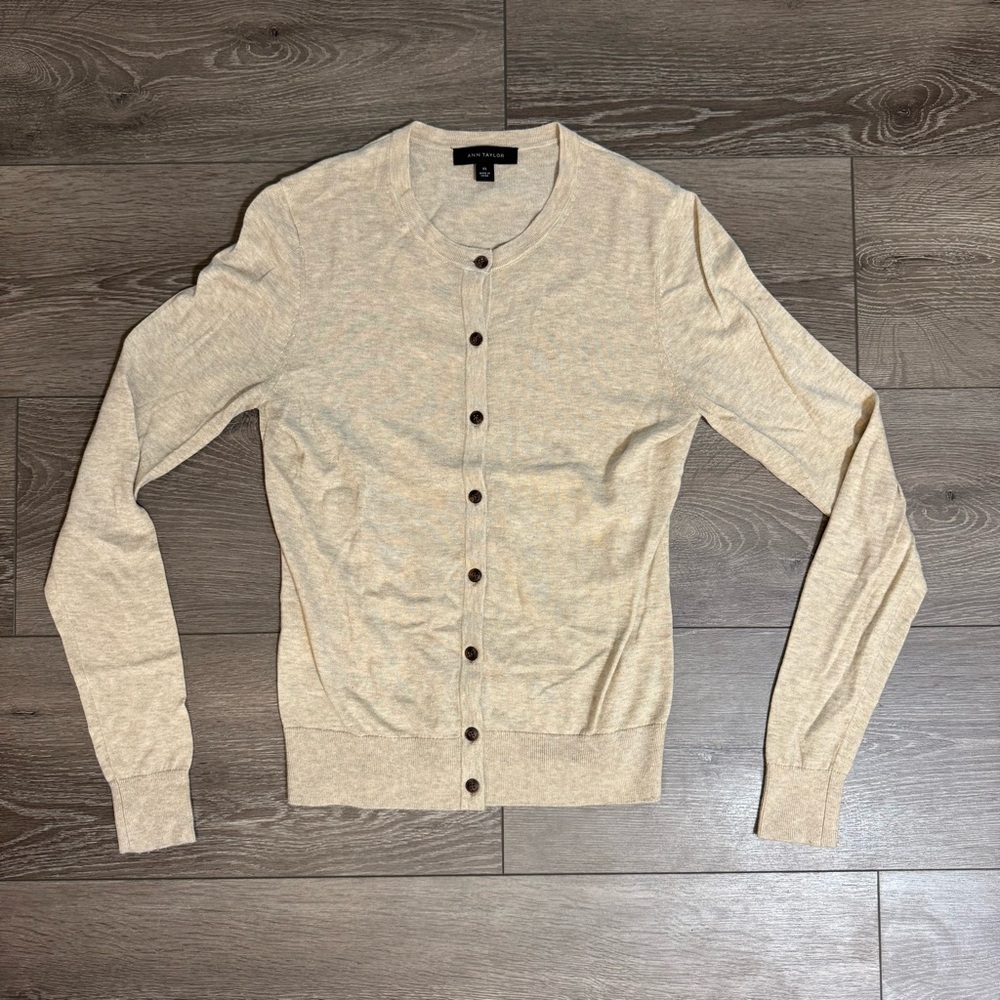 Ann Taylor Button Up Cardigan